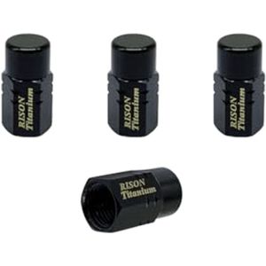 Autobandventieldoppen Set van 4 - Zwart, Stofdicht, Anti-Roest