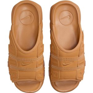 Nike Air More Uptempo Slide - Limited Edition - Heren - Slippers - Bruin/Transparant - Maat 45 - LET OP! Doos Zonder Deksel