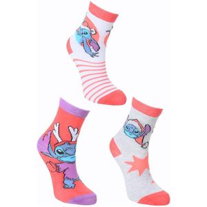 3 Paar Sokken Disney Stitch - cadeau - kerst - maat 31/34