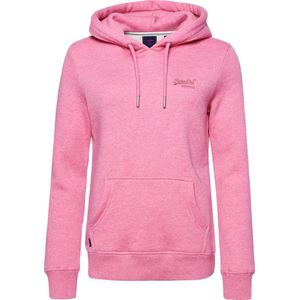 Superdry Vintage Logo Emb Hood Dames Trui - Roze - Maat XXS