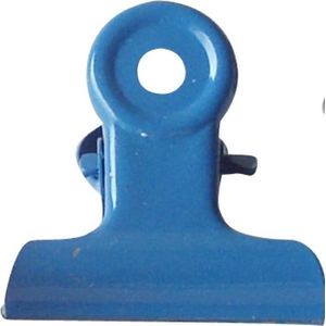 LPC Papierklem Bulldog clip blauw - 51 mm -20 stuks