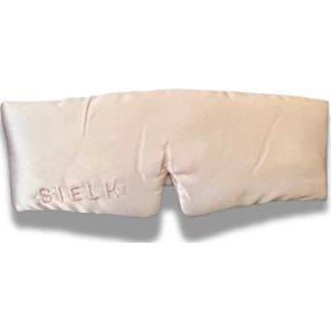 Slaapmasker - Roze - 100% verduisterend - Moerbei Zijde 19 Momme - Mulberry Silk - Reis Masker - Oog Masker - Incl Zijde Opbergzakje - DELAGO