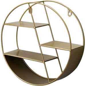 Kwastenhouder - Kwastenhouder - Industriële Wandregal, 3 Niveaus, Woonkamer en Slaapkamer, Zwart