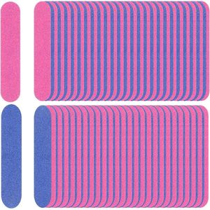 Professionele Dubbelzijdige Nagelvijlen 180/240 Grit - 100 Stuks (85 x 13 cm)