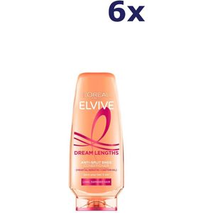 6x L'Oreal Elvive Dream Lengths Conditioner 500ml