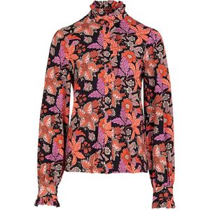 G-Maxx blouse Bette zwart/poppy