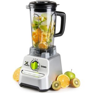 DOMO DO747BL Power Blender - Xpower - Smoothie Maker met Tritan Kan - 2L - 1500W