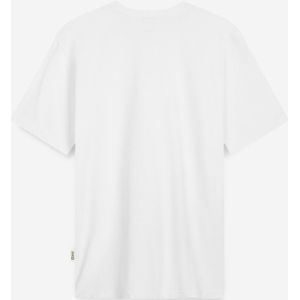 A-dam White Boy - T-shirt - Heren - Volwassenen - Vegan - Korte Mouwen - T-shirts - Katoen - Wit - XXL