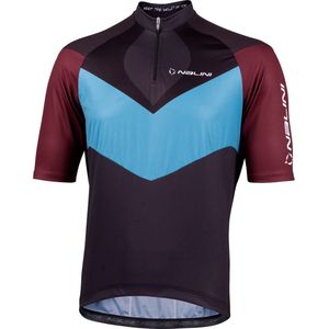 Nalini Heren Fietsshirt korte mouwen - wielrenshirt Grijs - E-JERSEY Dark grey - M