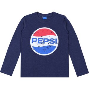 Grafiet PEPSI blouse met lange mouwen