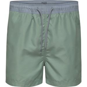 SELECTED HOMME WHITE SLHCLASSIC CONTRAST SWIM SHORTS W  Broek - Maat S