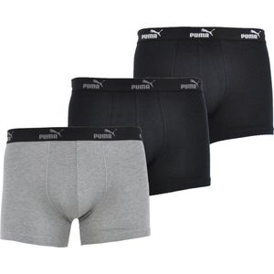 Puma - Solid Boxer 3-Pack - 3-Pack Boxers-S