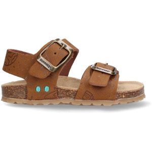 BunniesJR - Bonny Beach - Platte Sandalen - Cognac - Imitatieleer