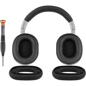Oorkussens + Hoofdband Hoes + Siliconen oorkussenhoezen Vervangingsset voor Audio Technica ATH M40 M40X Hoofdtelefoon
