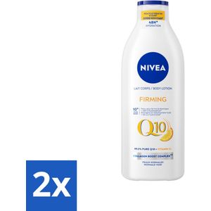 2 x Nivea - Q10 - Verstevigende Bodylotion - Vitamine C - 48 uur Hydratatie - Voor Normale Huid - 400 ml - NIVEA Q10 - Bodylotion - Verstevigende Lotion - Vitamine C - Hydratatie
