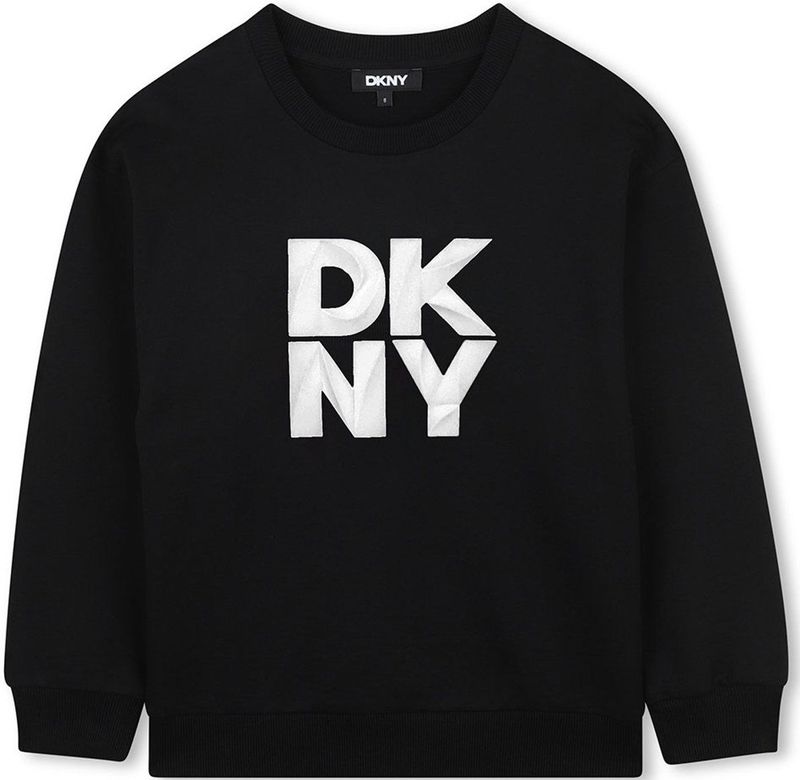 DKNY - D62451 - Sweatshirt - Zwart - 14 Years - Jongens