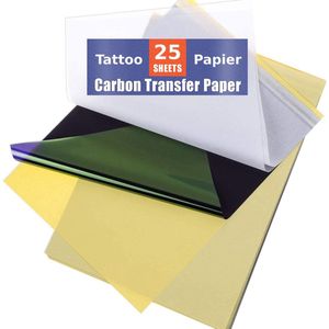 BOTC Tattoo stencils - 25 stuks - Transferpapier - A4 Carbon overtrekpapier - 4-laags tatoeage transferpapier