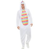 Smiffy's - Eenhoorn Kostuum - Schattig Fabeldier Eenhoorn Sprookjes Kostuum - Wit / Beige, Multicolor - XL - Carnavalskleding - Verkleedkleding