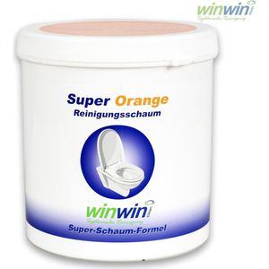 winwinCLEAN Super Orange WC reiniging schuim 1KG, Active Orange, wc reiniger, ontstopper, wasmachine reiniger