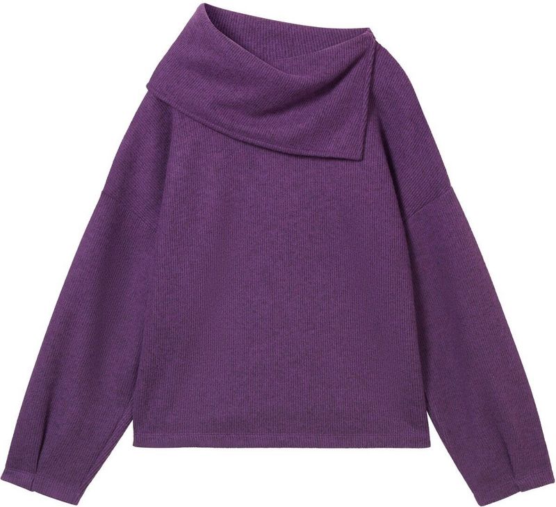 Tom Tailor Sweater met asymmetrische kraag