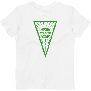 Vvz49 - Biologisch katoenen T-shirt voor kinderen - White, 12-14