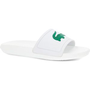 Lacoste Croco Slide Heren Slippers - Wit - Maat 42