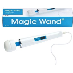 Magic Wand Massager - Vibrators - Massage apparaat - Sex toys voor vrouwen - Wit/blauw - 2 standen