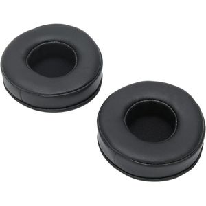 Allecto plus - Lederen vervanging oorkussen voor 80mm hoofdtelefoon - Comfortabele oorhoes