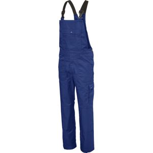 Ultimate Workwear - Amerikaanse Overall WANGEN (tuinbroek, BIB, bretelbroek) - polyester/katoen 245g/m2- Blauw (Kobalt/Royal Blue)