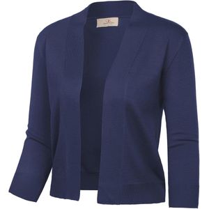 Elegante Gehaakte Bolero Dames met 3/4 Mouwen voor Feestelijke Gelegenheden