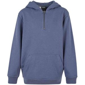 Urban Classics - Boxy Zip Kinder hoodie/trui - Kids 110/116 - Blauw