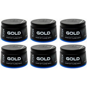 Totex Cosmetic Gold Hair Styling Wax - voordeelverpakking - 6 x 150ml