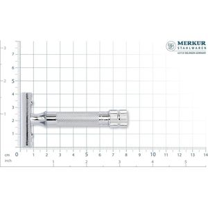 Veiligheidsscheerapparaat DOVO 34C Hd 90g, roestvrijstaal, handgemaakt