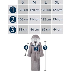 Badjas met capuchon voor dames, katoen