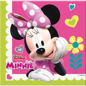 PROCOS - 20 Happy Minnie servetten - Decoratie > Papieren servetten