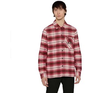 Dickies Forest Check Overhemd Met Lange Mouwen Rood L Man