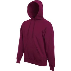 Klassieke Bordeaux Kleur Capuchon voor Heren - XL