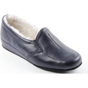 Rohde - 6307/56 - Pantoffel - Blauw - Leer - Dichte Hiel