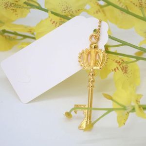 52 stuks kroonvorm vintage sleutel flesopener bruiloft geschenken voor gast souvenir cadeauset met escorte bedankjes en sleutelhanger (antiek goud)