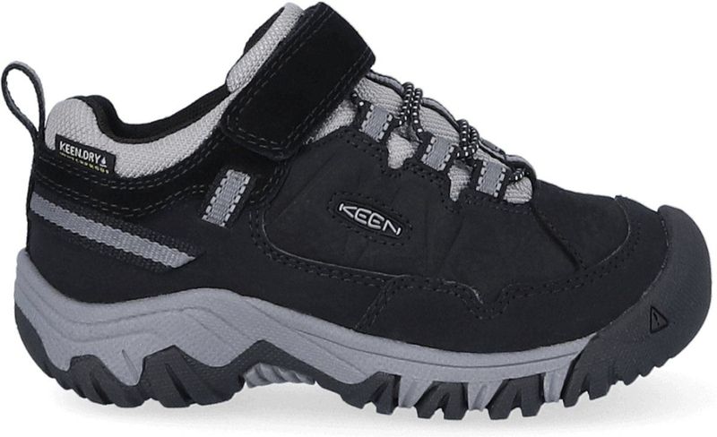 KEEN - Targhee 4 - Waterdichte Wandelschoenen - Zwart Staal Grijs - Uniseks Kinderen