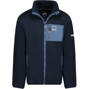 Geographical Norway Heren Teddy Fleece Vest Gevoerd Blauw - 3XL