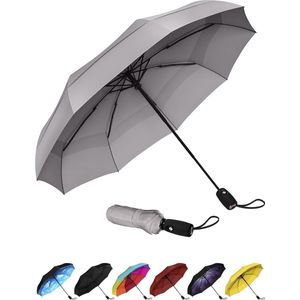 Paraplu - opvouwbare paraplu - opent en sluit automatisch - klein, compact, licht, sterk, winddicht en stormbestendig - voor dames en heren