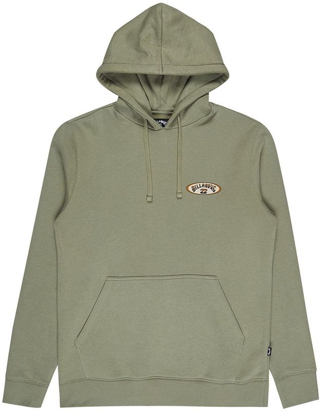 Billabong - Foundation Hoodie - Groen - Heren - Gerecycleerde Polyester-Katoenmix