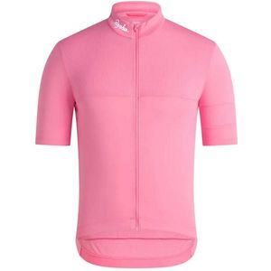 Rapha Brevet Element Korte Mouw Wielertrui Roze S Man