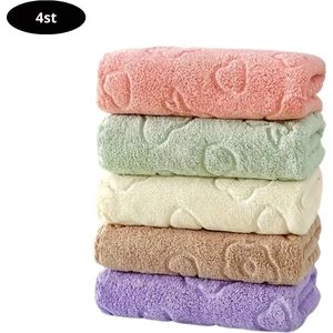 Livano Gezichtshanddoeken Set - Hotelkwaliteit - Handdoek - Towel - Gemixt - 4 Stuks