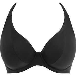 Freya Jewel Cove Halter Bikinitop Effen Zwart Maat 65J
