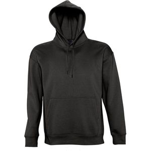 SOLS Slam Unisex Hooded Sweatshirt / Hoodie (Zwart)