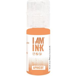 I AM INK - Apricot 10ml | Premium Professionele Tattoo Inkt | Reach & Vegan | Stick en Poke | Handpoke Tatoeage Inkt | Tattoo set | PMU | Permanente Make-up | Geschikt voor Machine Cartridges & Needles | Liner | Shader