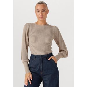 Ibana Cassia Truien & vesten Dames - Sweater - Hoodie - Vest- Beige - Maat L