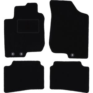Zwarte veloursmatten voor: Kia Cee`d I hatchback, SW, stationwagen, coupé (2006-2012)